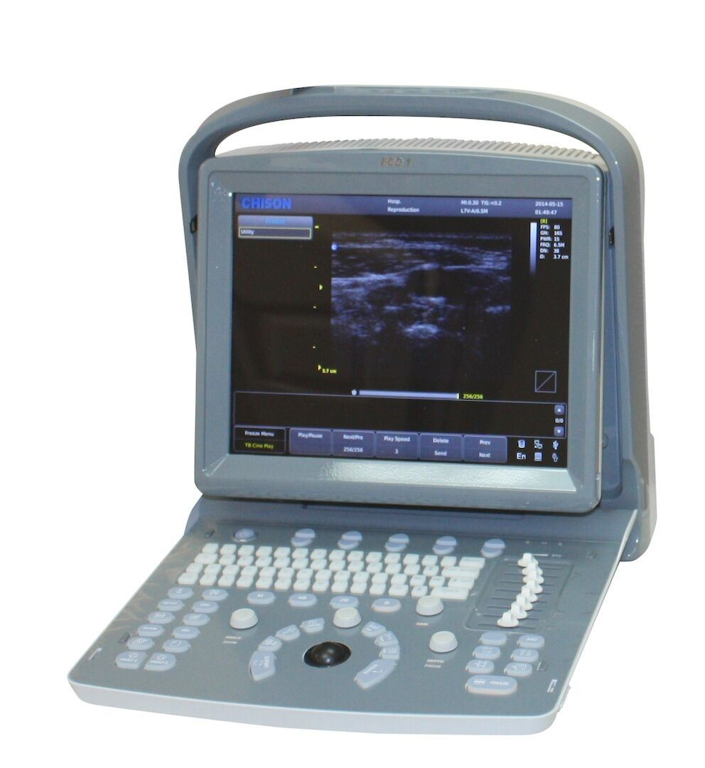 Bovine, Equine, Veterinary Portable Ultrasound Machine, ECO1Vet with two probes DIAGNOSTIC ULTRASOUND MACHINES FOR SALE