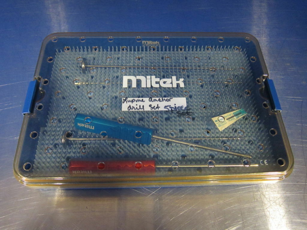 MITEK LUPINE Various Anchor Drill Set (40DM) DIAGNOSTIC ULTRASOUND MACHINES FOR SALE