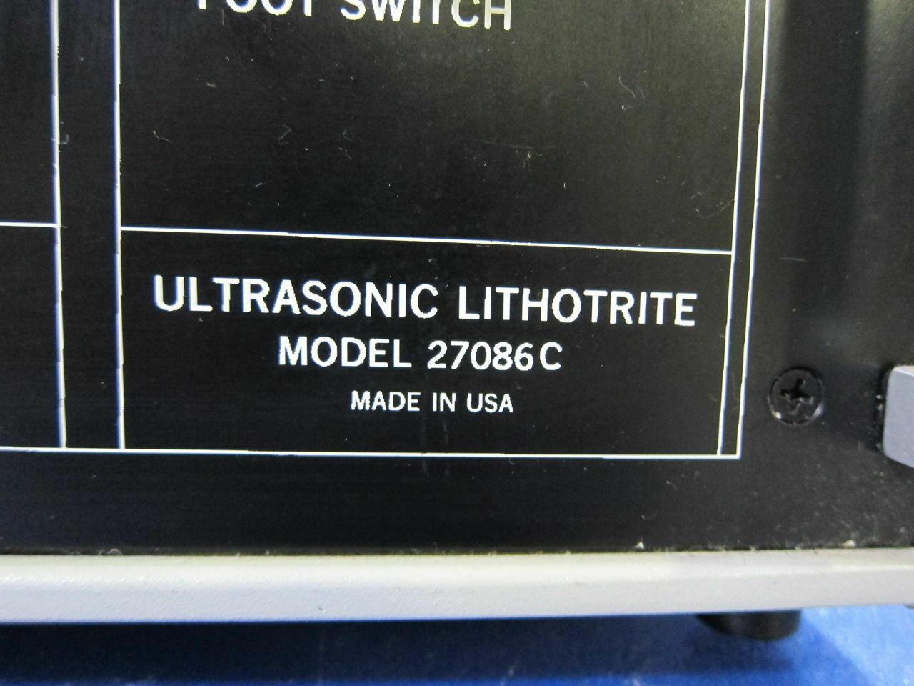 Karl Storz Ultrasonic Lithotrite 27086C - Surgical Generator (NY115U) DIAGNOSTIC ULTRASOUND MACHINES FOR SALE