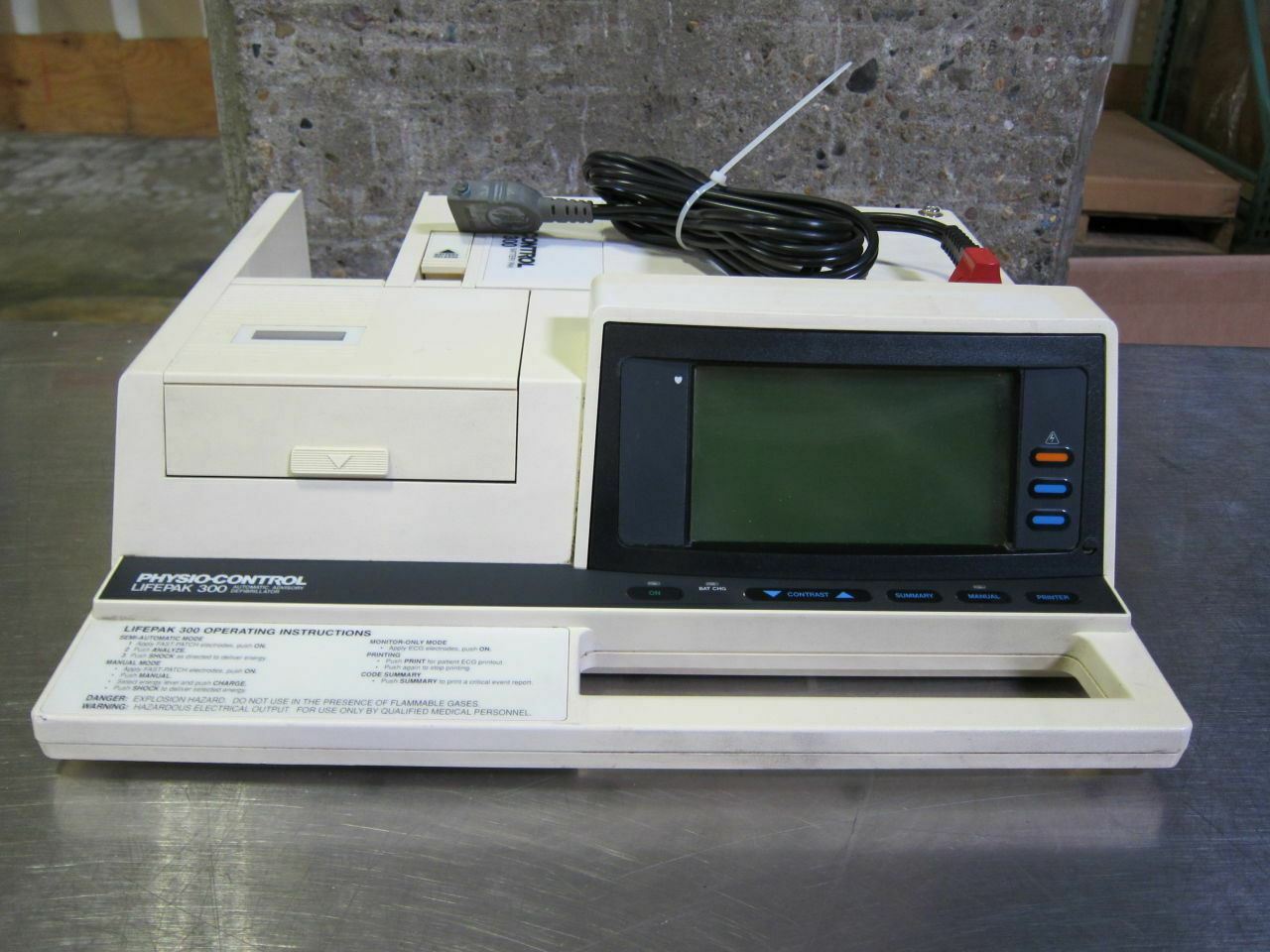 Physio-Control Lifepak 300 Patient Monitoring System (642DM) DIAGNOSTIC ULTRASOUND MACHINES FOR SALE