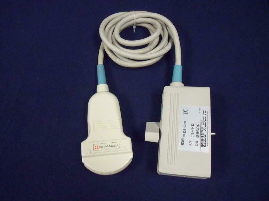 Shimadzu VA4OR-035U Ultrasound Probe Transducer P/N 612-45433 | PR540 DIAGNOSTIC ULTRASOUND MACHINES FOR SALE