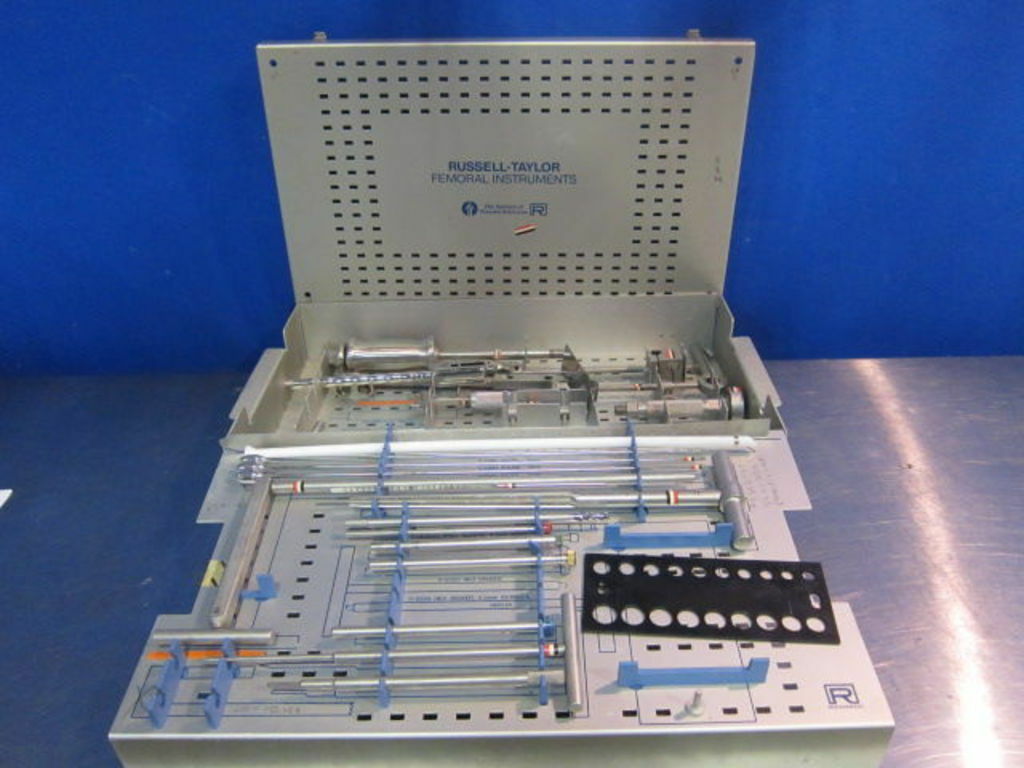 RICHARDS Russell-Taylor Femoral Instrument Tray (60DM) DIAGNOSTIC ULTRASOUND MACHINES FOR SALE