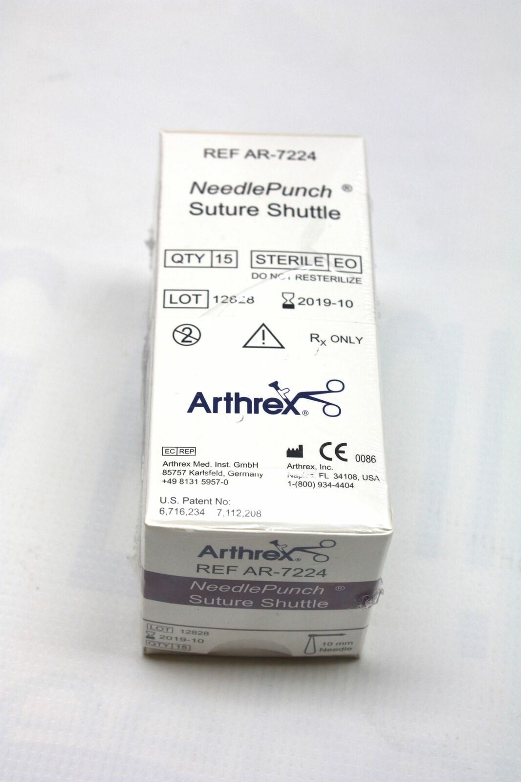 Arthrex NeedlePunch Suture Shuttle, 10mm Needle DIAGNOSTIC ULTRASOUND MACHINES FOR SALE