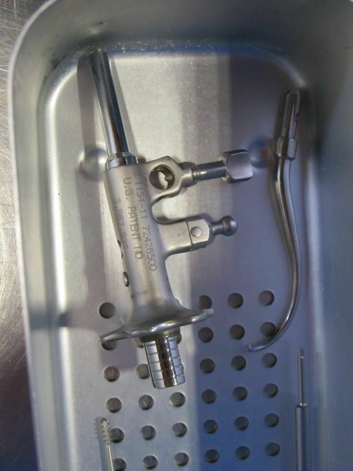 Zimmer Herbert Bonescrew Surgical Instrument, Incomplete In Sterilization Tray DIAGNOSTIC ULTRASOUND MACHINES FOR SALE