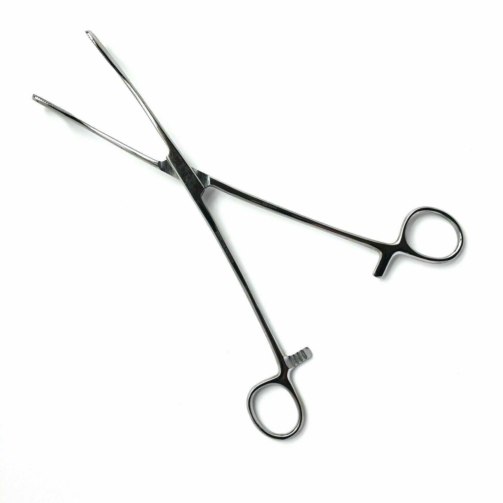 HS8242 Surgical Serrated Loop Sponge Forceps, Straight, 9-3/4" (DMT382) DIAGNOSTIC ULTRASOUND MACHINES FOR SALE