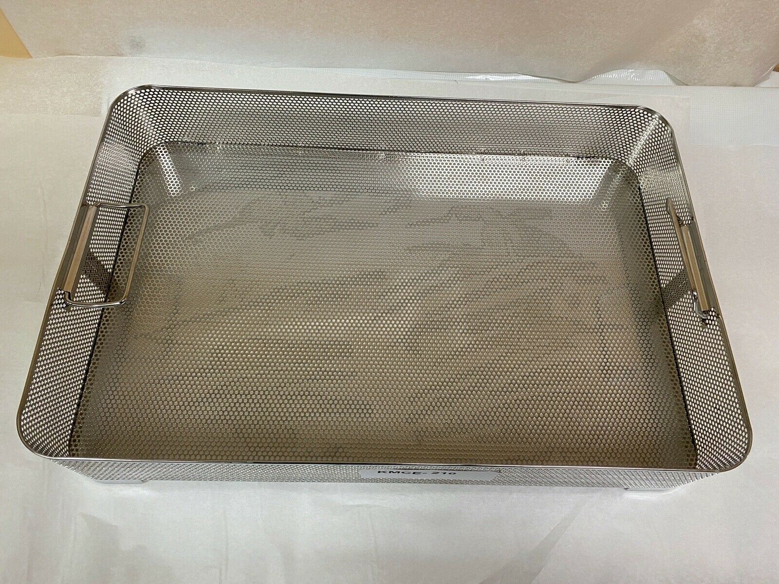 Large Metal Sterilization Tray with Handles 23x15 | KMCE-210 DIAGNOSTIC ULTRASOUND MACHINES FOR SALE