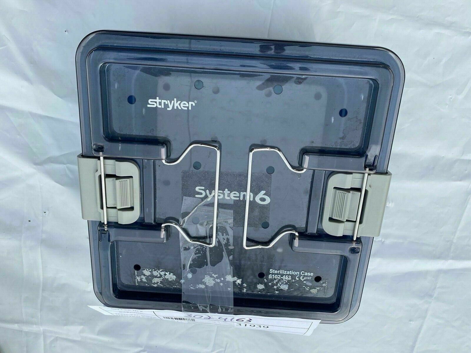 Stryker System 6 plastic Sterilization Case DIAGNOSTIC ULTRASOUND MACHINES FOR SALE