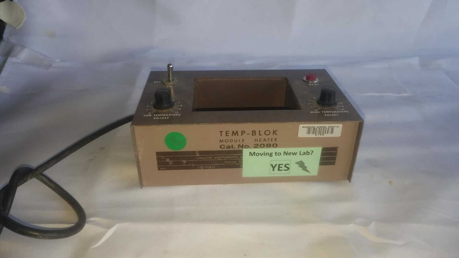 Lab-Line Instruments Temp-Blok Module Heater Cat. No. 2090 (NY303U) DIAGNOSTIC ULTRASOUND MACHINES FOR SALE