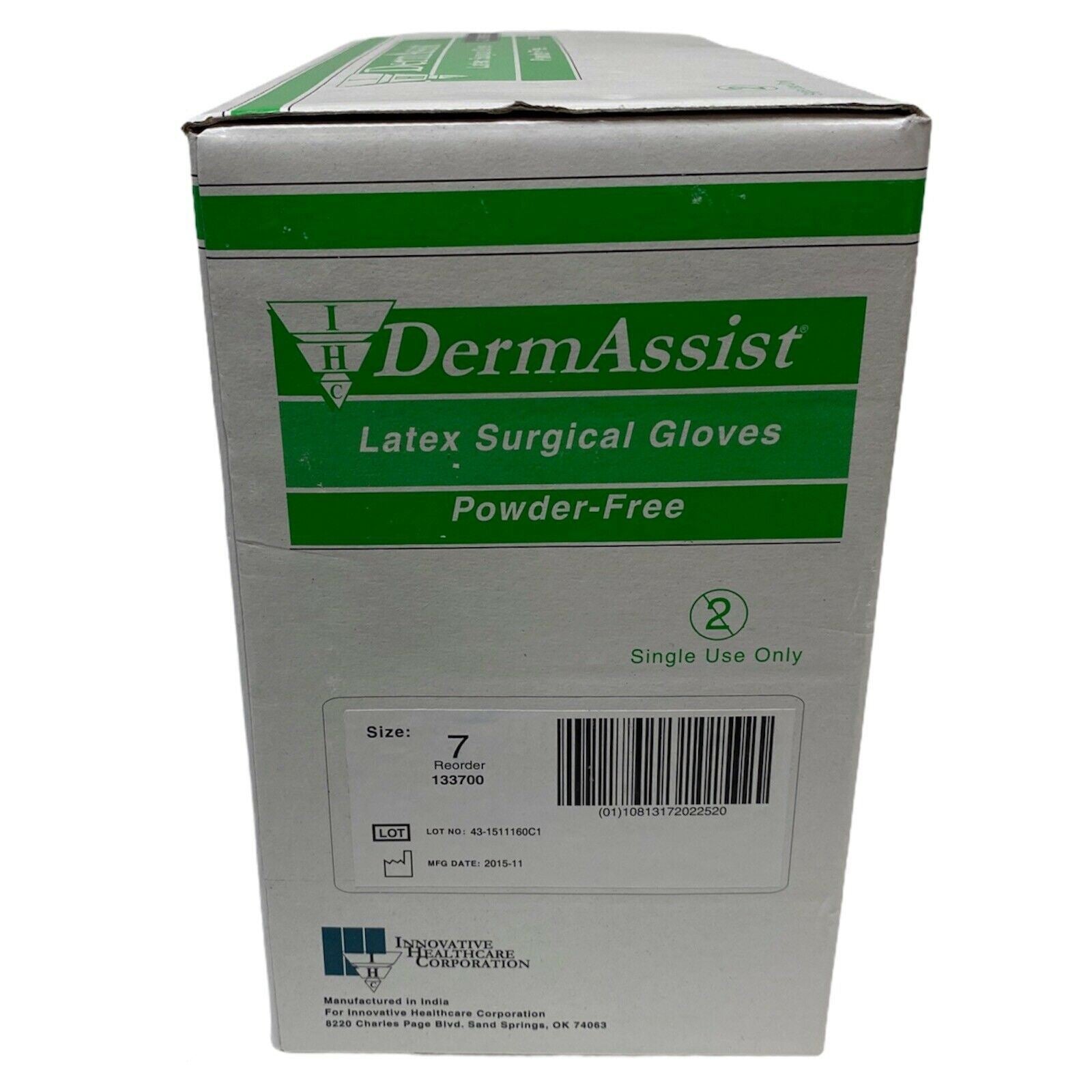 Innovative Healthcare DermAssist 133700 Gloves Size 7 (Box of 50 Pairs) | CEA-22 DIAGNOSTIC ULTRASOUND MACHINES FOR SALE