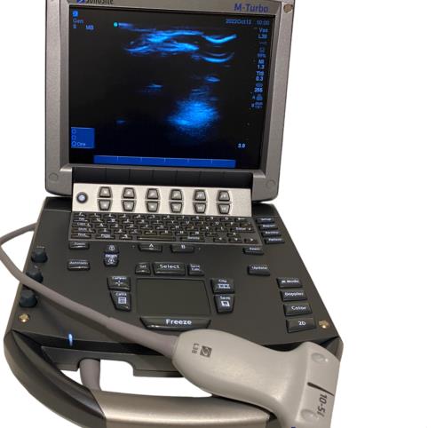 Sonosite M-Turbo Portable Ultrasound 2018 with Linear Array Probe L38xi 10-5 DIAGNOSTIC ULTRASOUND MACHINES FOR SALE