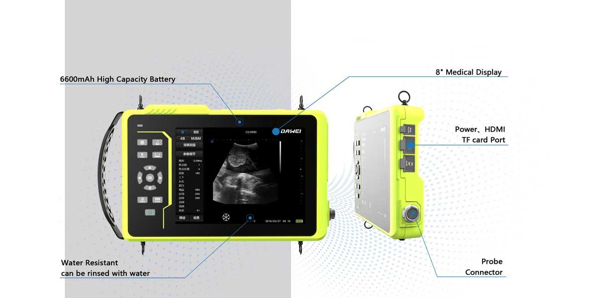 ECO-15Vet Bovine &Wireless Goggles, Convex Rectal Probe DIAGNOSTIC ULTRASOUND MACHINES FOR SALE