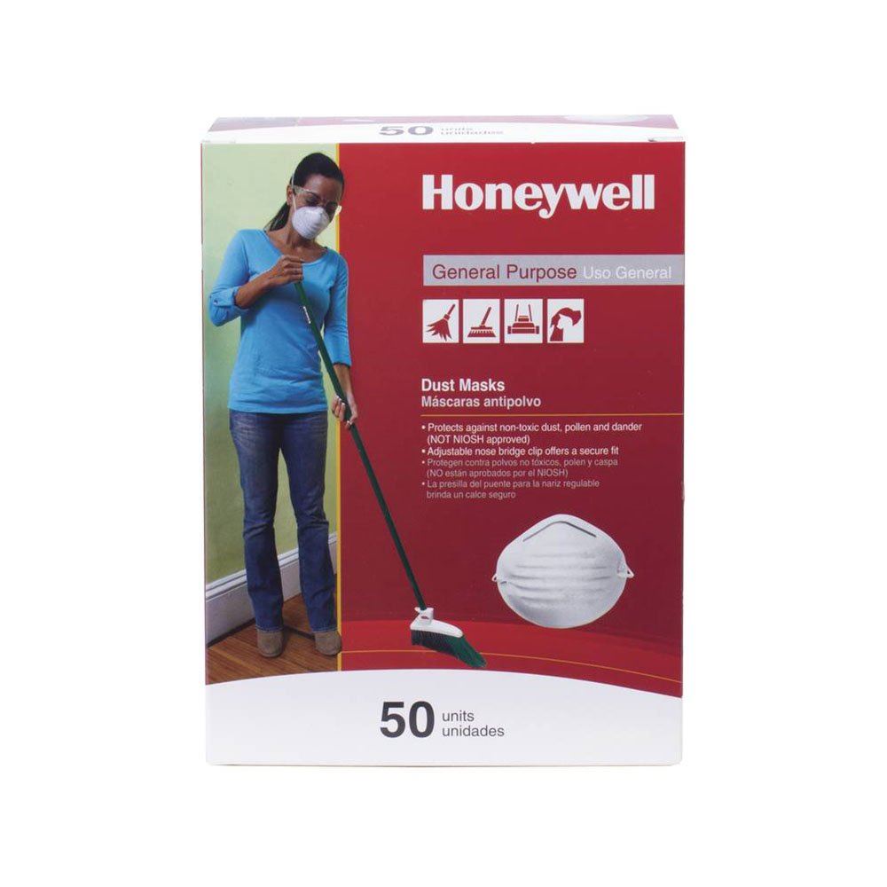 Honeywell Nuisance Disposable Dust Mask, Box of 50 (RWS-54001) DIAGNOSTIC ULTRASOUND MACHINES FOR SALE