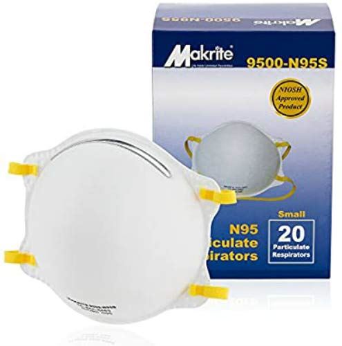 NIOSH Certified Makrite 9500-N95S Pre-Formed Cone Particulate Respirator Mask, S DIAGNOSTIC ULTRASOUND MACHINES FOR SALE