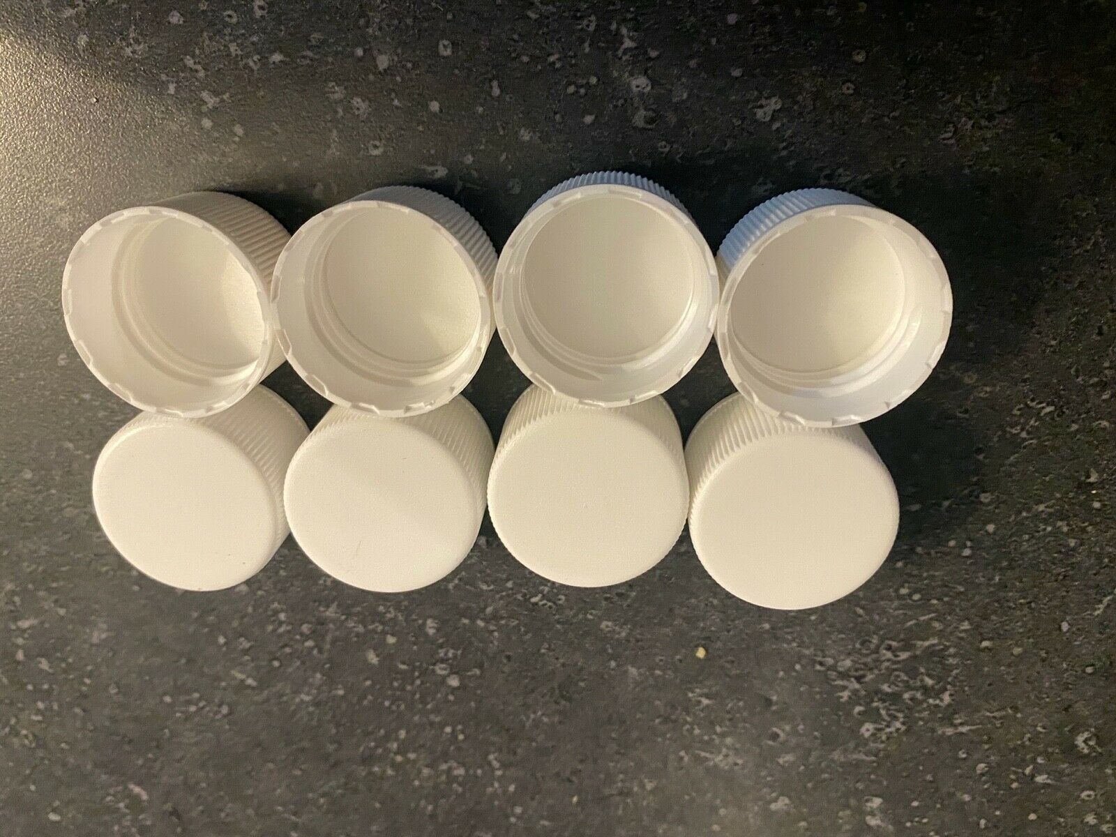 Serration lined white caps, 24/410 box of 5000, diameter 1 inch, 24mm DIAGNOSTIC ULTRASOUND MACHINES FOR SALE