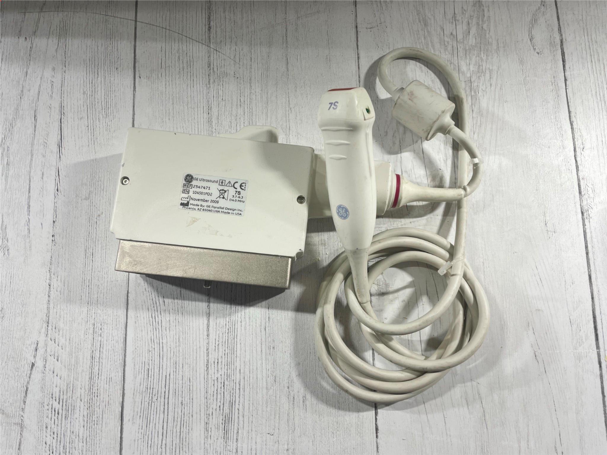 GE Healthcare 7S Ultrasound Probe REF:2347471 SN:104501PD2 DIAGNOSTIC ULTRASOUND MACHINES FOR SALE