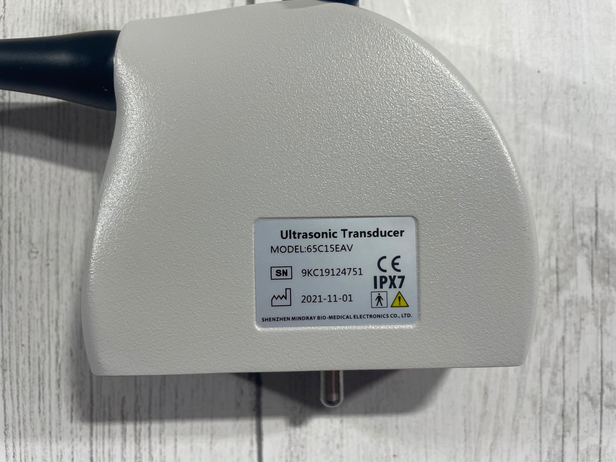 Mindray Ultrasonic Transducer MODEL: 65C15EAV SN: 9KC19124751 DIAGNOSTIC ULTRASOUND MACHINES FOR SALE