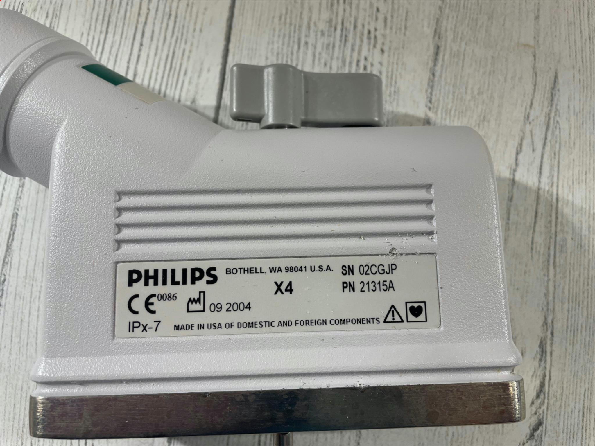 Philips X4 21315A Ultrasound Transducer SN: 02CGJP DIAGNOSTIC ULTRASOUND MACHINES FOR SALE