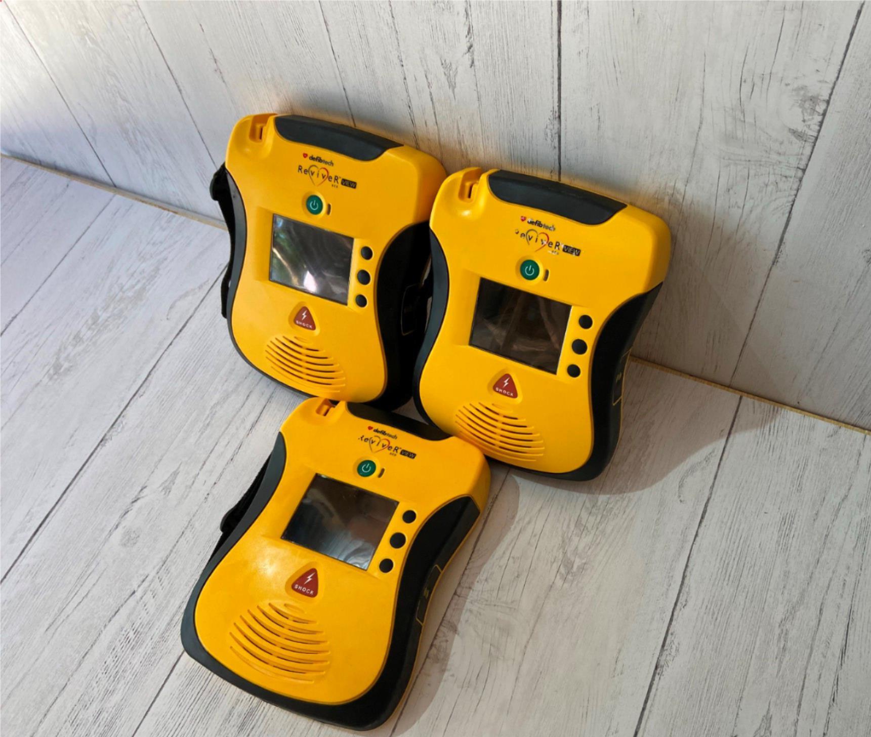 Defibtech Reviver View AED lot of 3 DIAGNOSTIC ULTRASOUND MACHINES FOR SALE