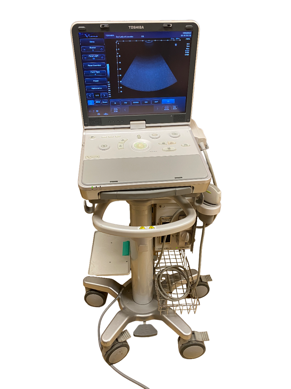 Toshiba Viamo Ultrasound & Convex, Abdominal Probe,Transducer TOSHIBA PVT-375ST DIAGNOSTIC ULTRASOUND MACHINES FOR SALE