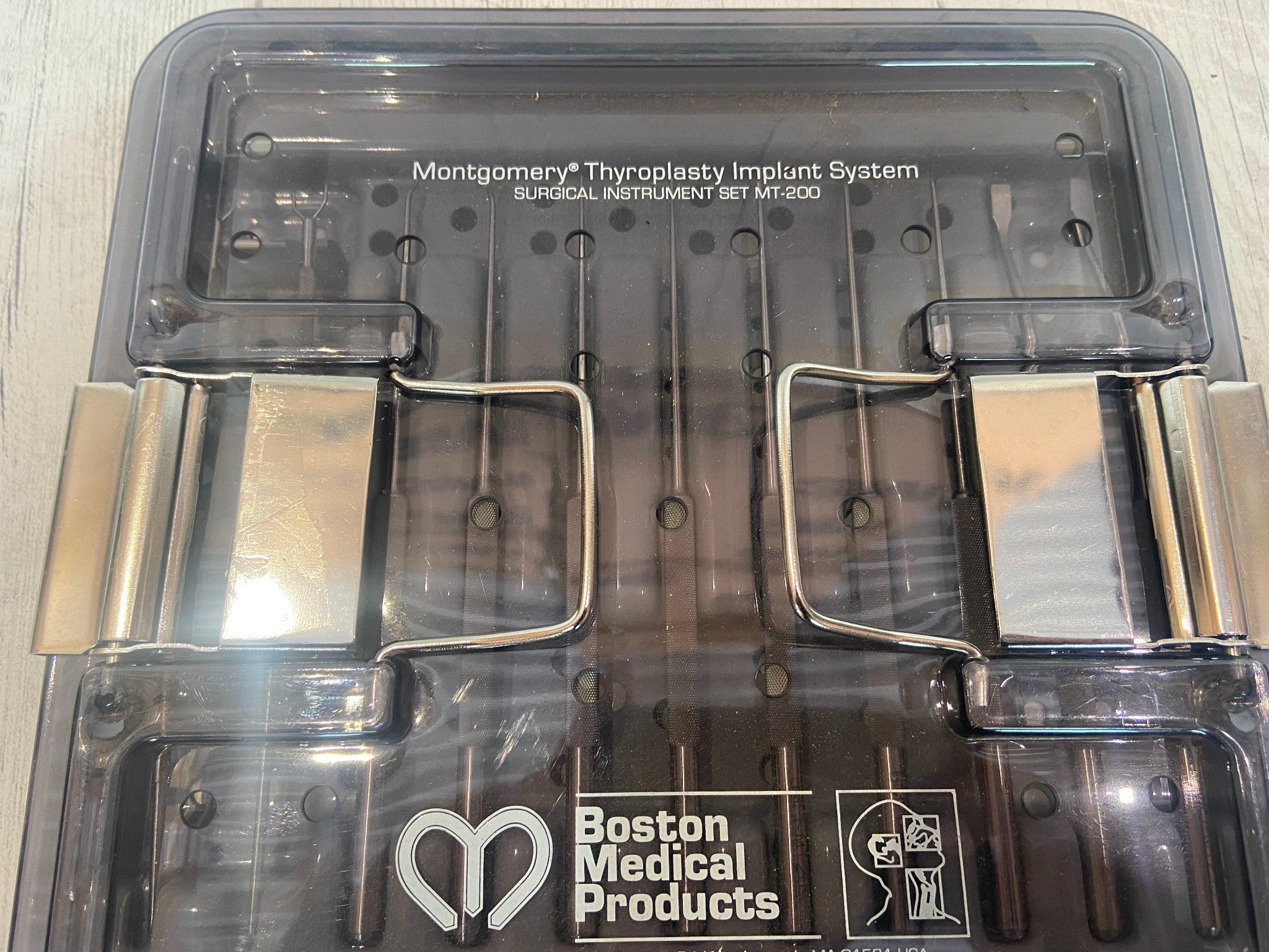 Montgomery Thyroplasty Implant System Surgical Instrument Set 10"x10"x1.5" DIAGNOSTIC ULTRASOUND MACHINES FOR SALE