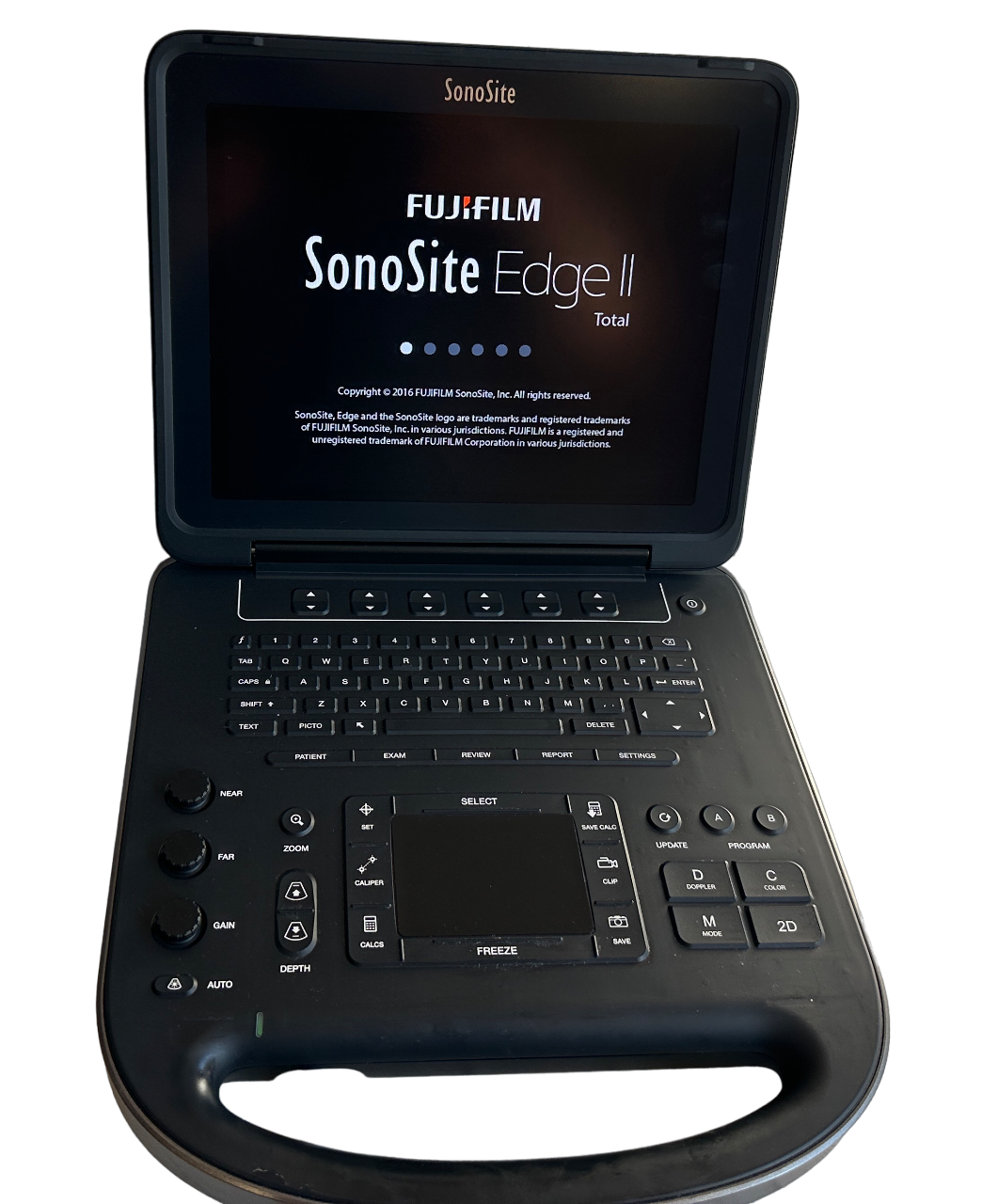 Sonosite Edge II Ultrasound 2017, DICOM & 3 Probes L38xi &rC60Xi rP19x Cart DIAGNOSTIC ULTRASOUND MACHINES FOR SALE