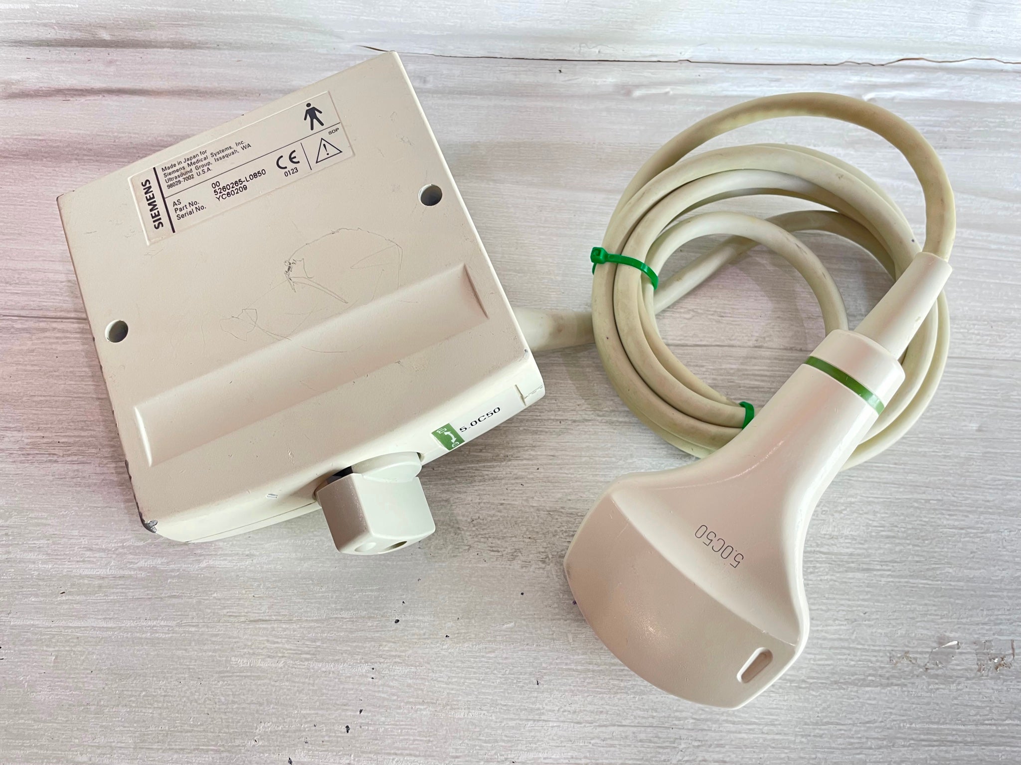 Siemens 5.0C50 Ultrasound Probe Transducer DIAGNOSTIC ULTRASOUND MACHINES FOR SALE