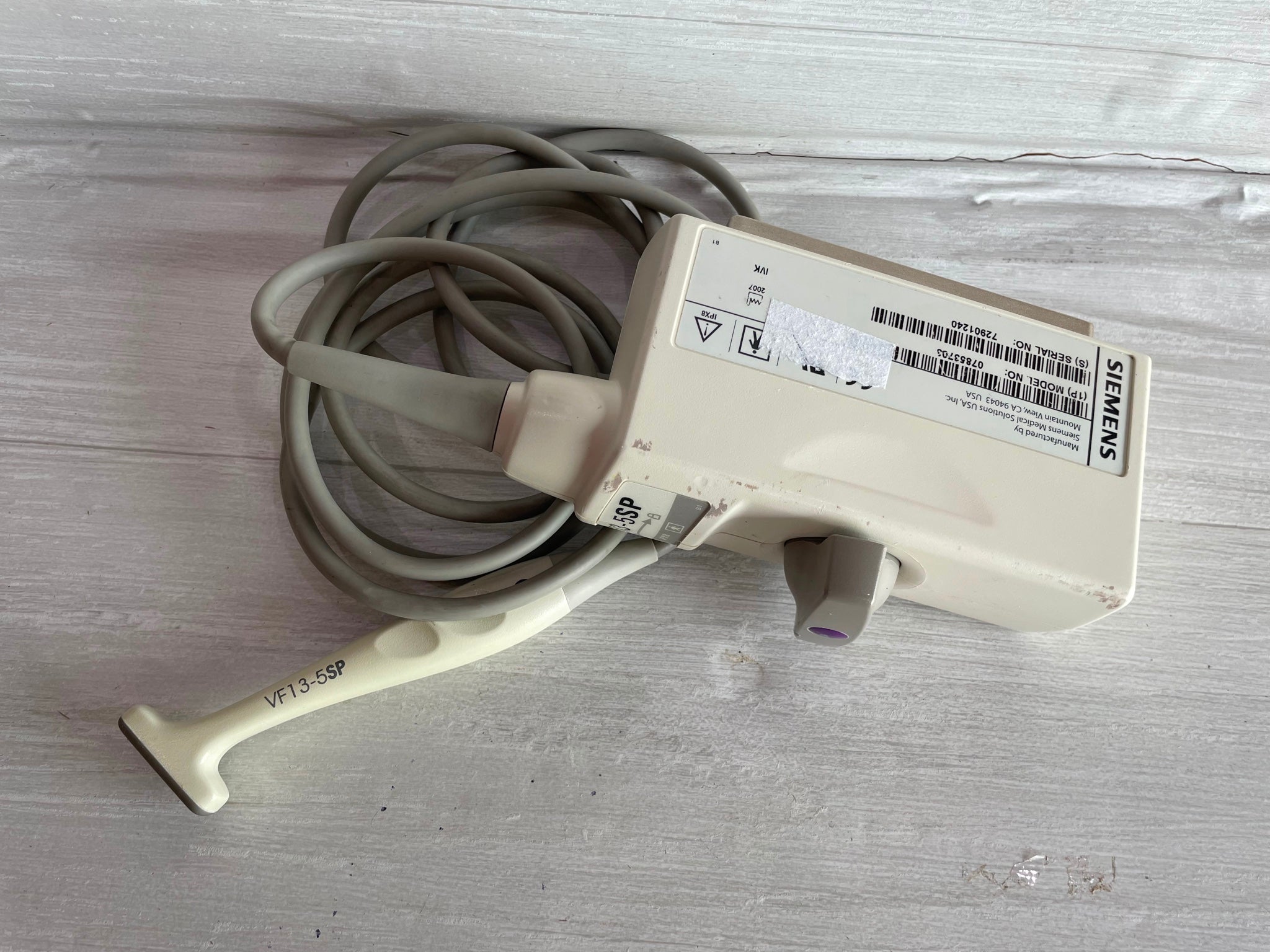 Siemens VF13-5SP Ultrasound Probe Transducer 2007 DIAGNOSTIC ULTRASOUND MACHINES FOR SALE