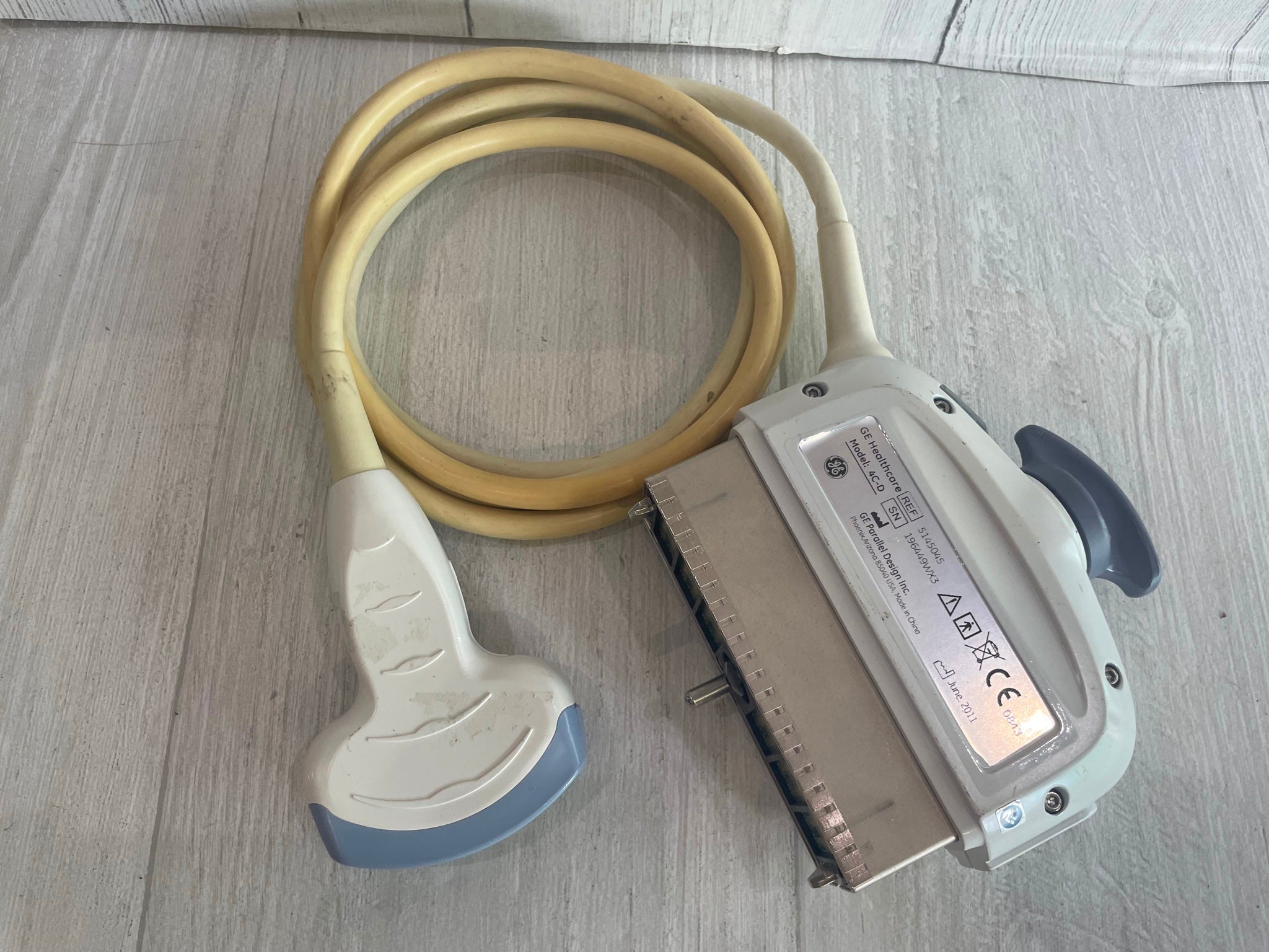 GE 4C-D Ultrasound Probe Transducer 2011 DIAGNOSTIC ULTRASOUND MACHINES FOR SALE