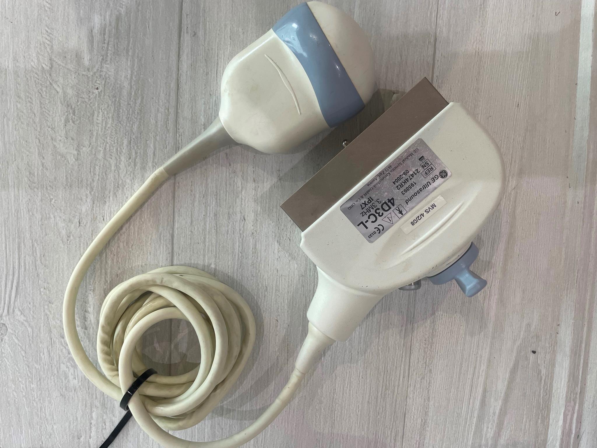 GE 4D3C-L 4D Ultrasound Probe Transducer 2004 DIAGNOSTIC ULTRASOUND MACHINES FOR SALE