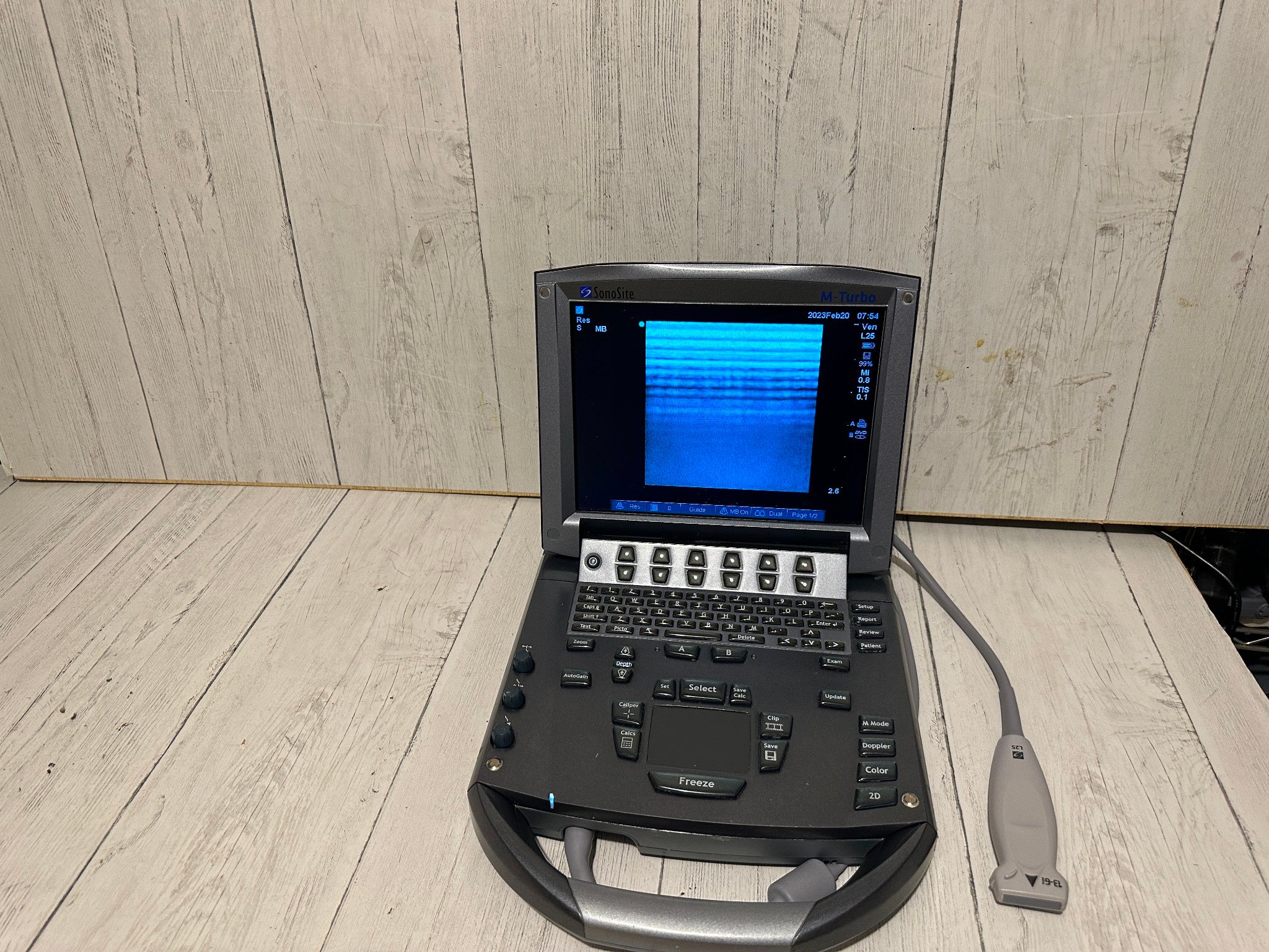 SonoSite M-Turbo Portable Ultrasound 2013 with Mini Dock Station DIAGNOSTIC ULTRASOUND MACHINES FOR SALE