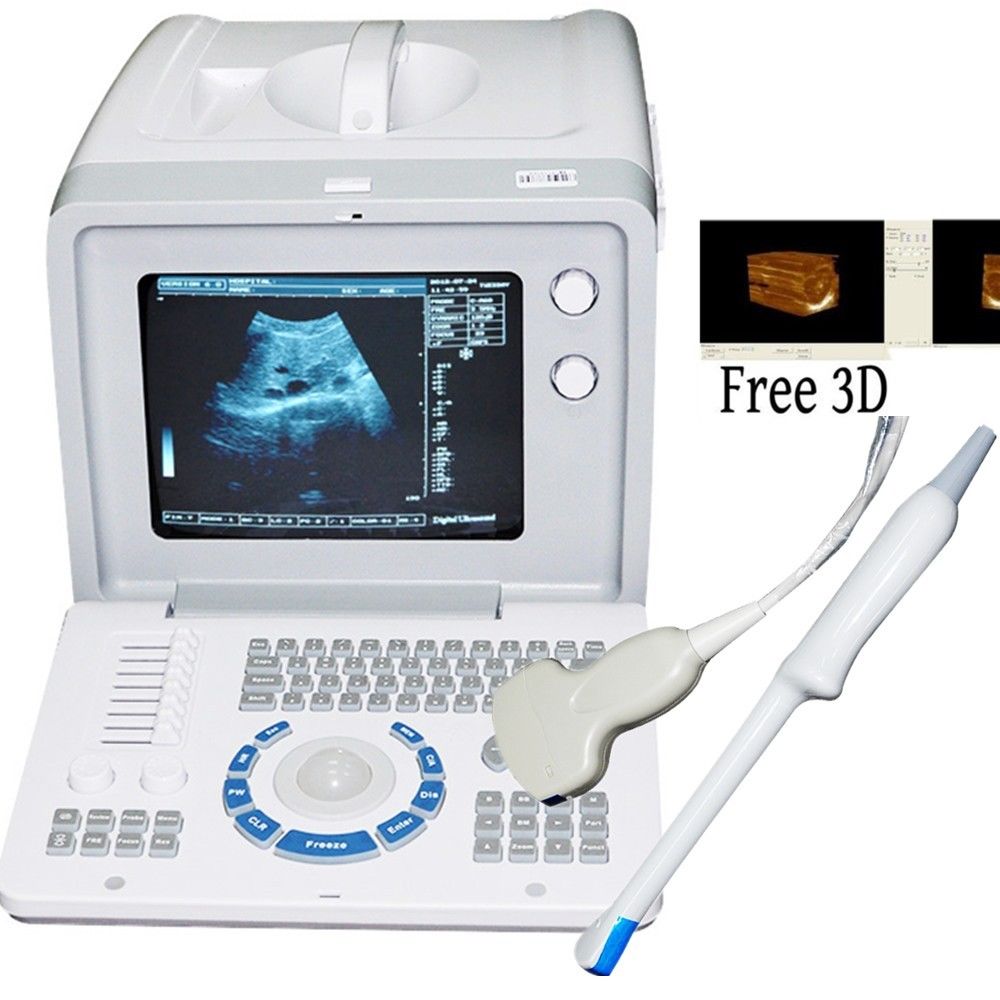 Portable Laptop Ultrasound Scanner Machine Convex +Transvaginal Probe+ 3D, DHL 190891047663 DIAGNOSTIC ULTRASOUND MACHINES FOR SALE