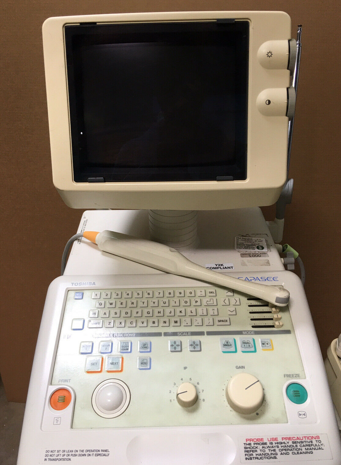 Toshiba Capasee | Medical Diagnostic Ultrasound System w/ PVG-601V & PVG-366M DIAGNOSTIC ULTRASOUND MACHINES FOR SALE