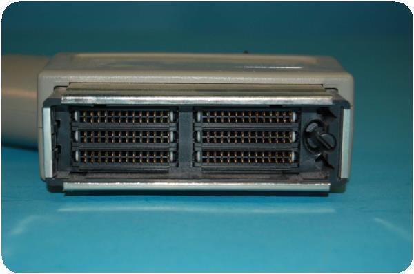 closeup of probe connector