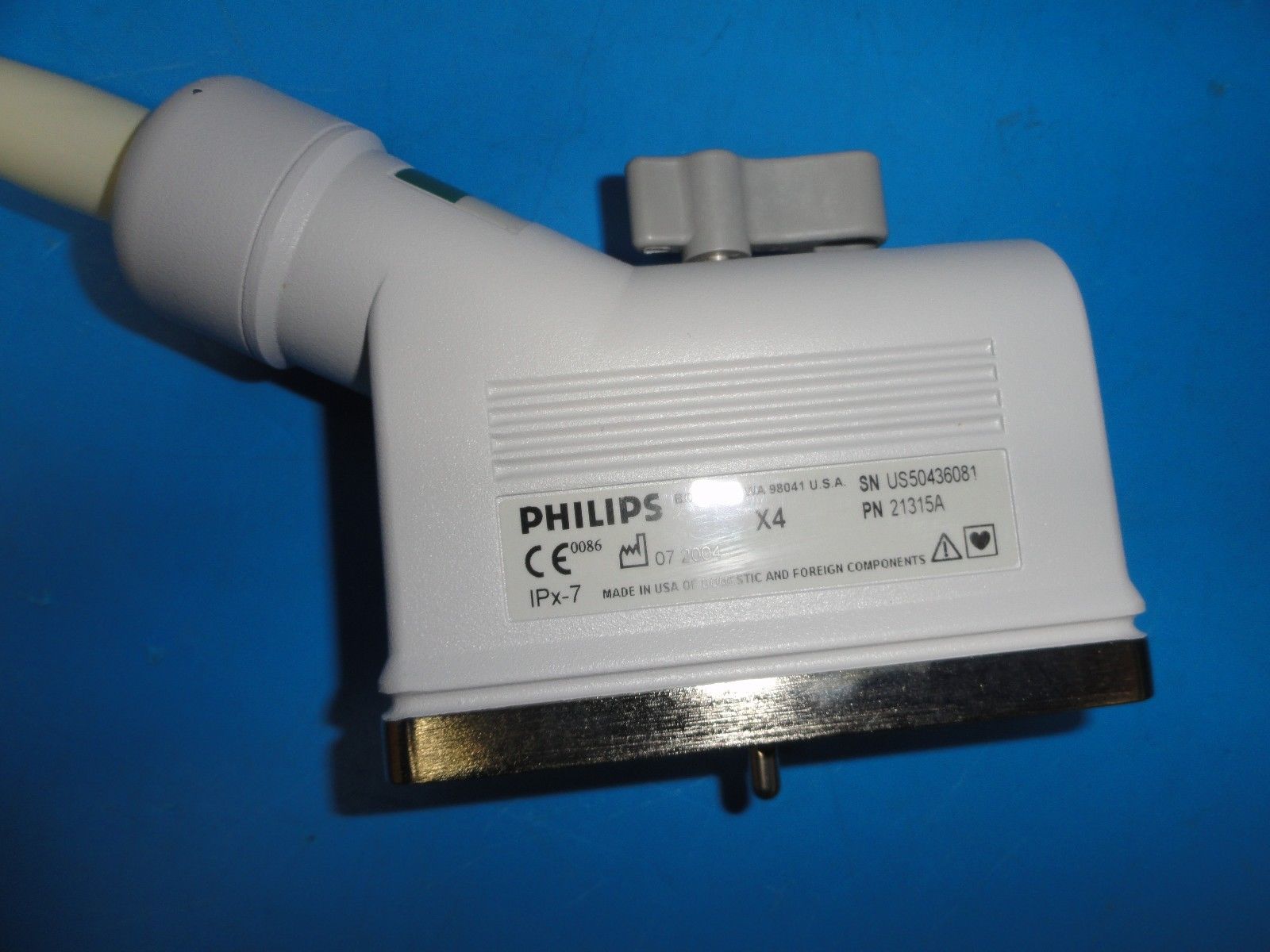 2004 Philips  X4 / 21315A  xMatrix Phased Array Probe for HP SONOS 7500 (8350) DIAGNOSTIC ULTRASOUND MACHINES FOR SALE