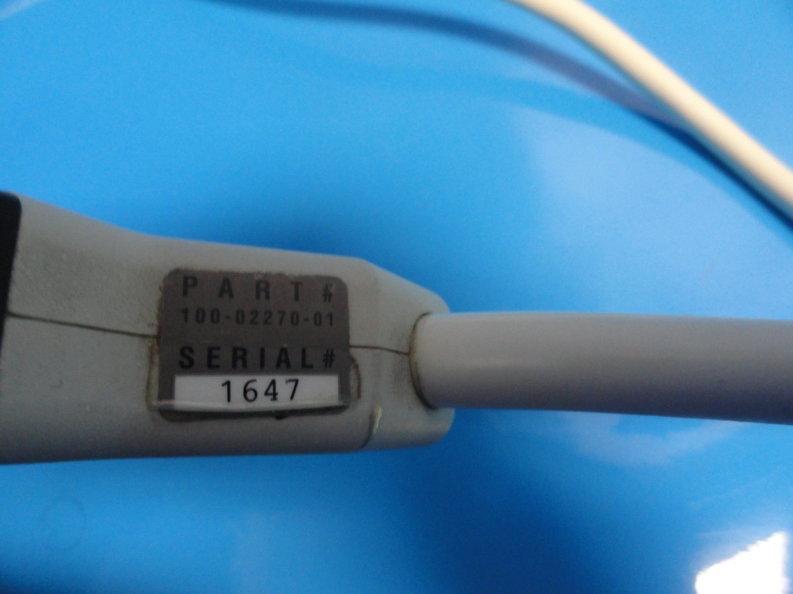 Diasonics 10 MI Linear Array Transducer Probe P/N 100-02270-01 (10391) DIAGNOSTIC ULTRASOUND MACHINES FOR SALE