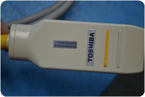 TOSHIBA PLF 503ST 5MHZ DIAGNOSTIC ULTRASOUND TRANSDUCER / PROBE ! (142250) DIAGNOSTIC ULTRASOUND MACHINES FOR SALE