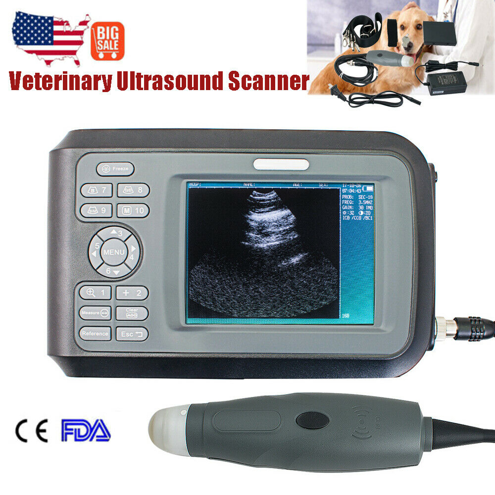 Digtial Veterinary Vet Ultrasound Scanner Machine For Small Animal Pregnancy New DIAGNOSTIC ULTRASOUND MACHINES FOR SALE