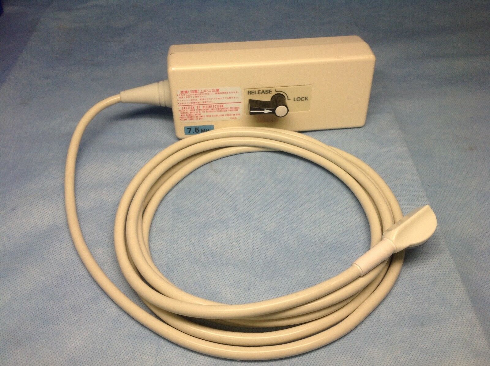 Aloka UST-975-7.5 MHz Ultrasound Probe Transducer DIAGNOSTIC ULTRASOUND MACHINES FOR SALE