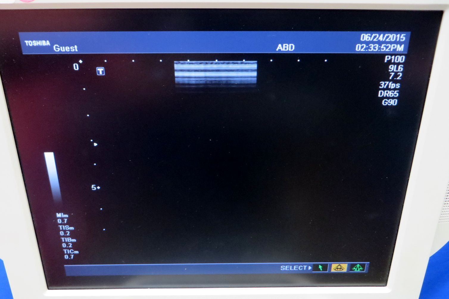 Toshiba PLM-503AT Linear 5Mhz For Nemio Ultrasound. 90 Day Warranty. DIAGNOSTIC ULTRASOUND MACHINES FOR SALE