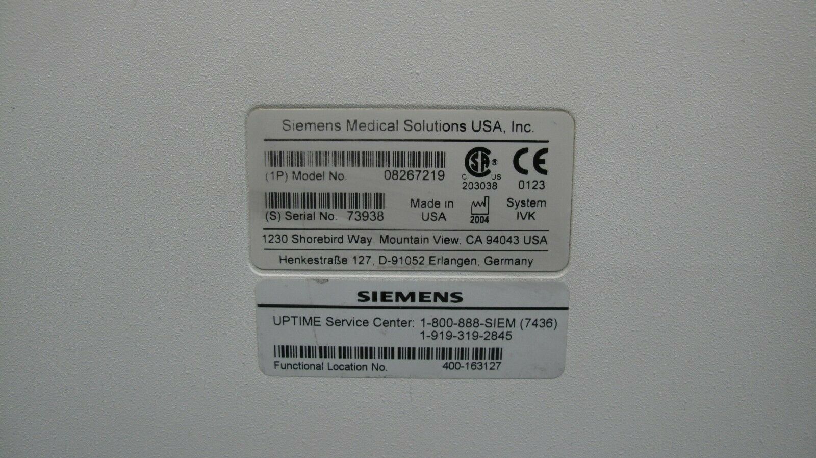 Siemens Acuson Cypress Ultrasound System DIAGNOSTIC ULTRASOUND MACHINES FOR SALE