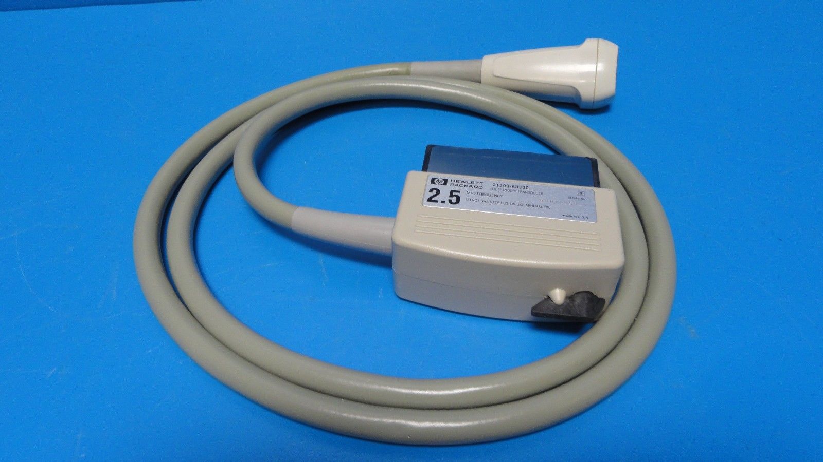 HP 21200 - 68300 Phased Array 2.5 MHz Probe for Sonos 1000 & 1500 (7042) DIAGNOSTIC ULTRASOUND MACHINES FOR SALE