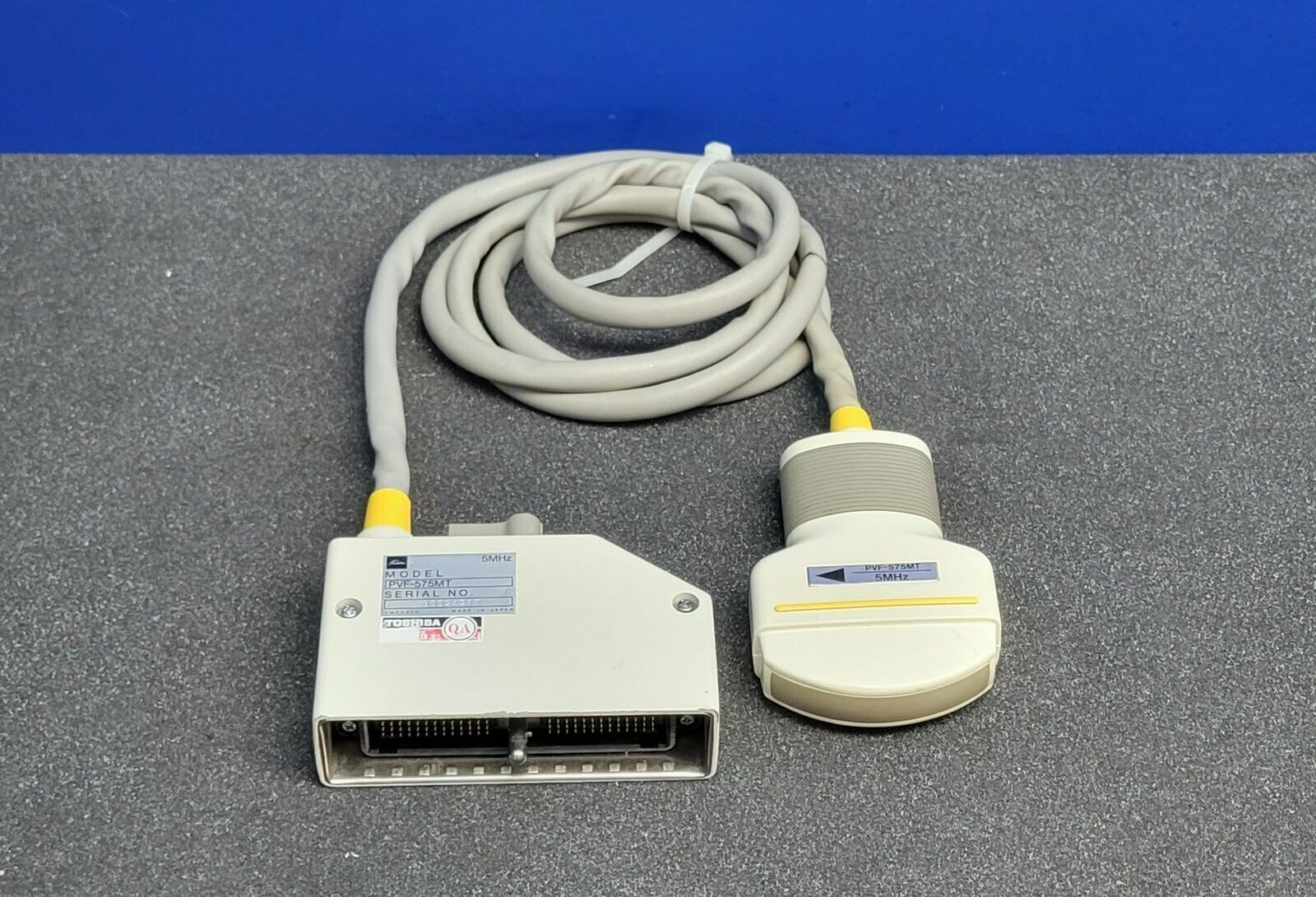 TOSHIBA PVF-575MT CONVEX ULTRASOUND PROBE 5MHz DIAGNOSTIC ULTRASOUND MACHINES FOR SALE