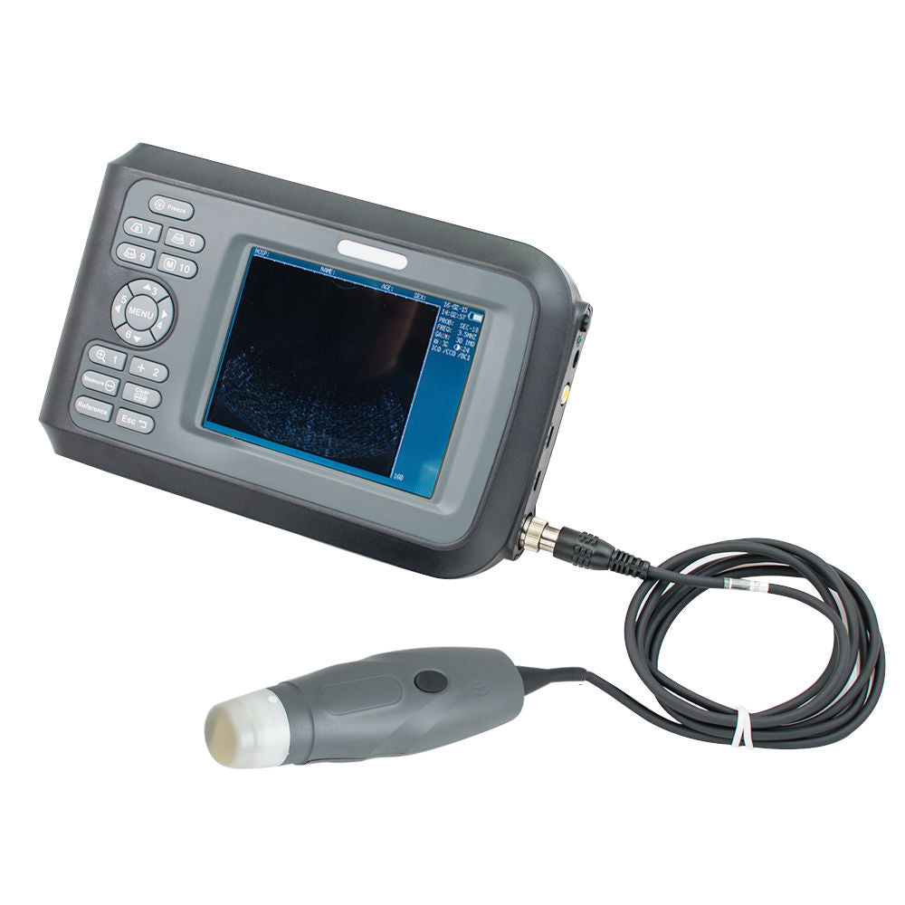 Handheld Veterinary Ultrasound Scanner System Machine Animals Convex Probe +CASE DIAGNOSTIC ULTRASOUND MACHINES FOR SALE
