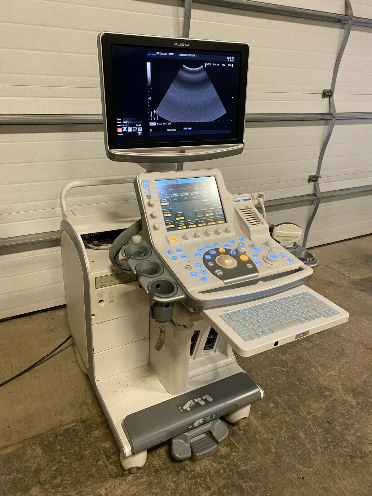 ALOKA Hitachi Prosound F75 Ultrasound UST-9130 Probe   "Year 2014 BIOMED TESTED" DIAGNOSTIC ULTRASOUND MACHINES FOR SALE