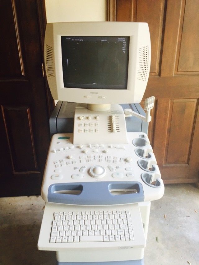 Toshiba Nemio 20 Ultrasound +4 Probes PLM703AT  PLM-1204AT  PVM-651VT  PVM-375AT DIAGNOSTIC ULTRASOUND MACHINES FOR SALE