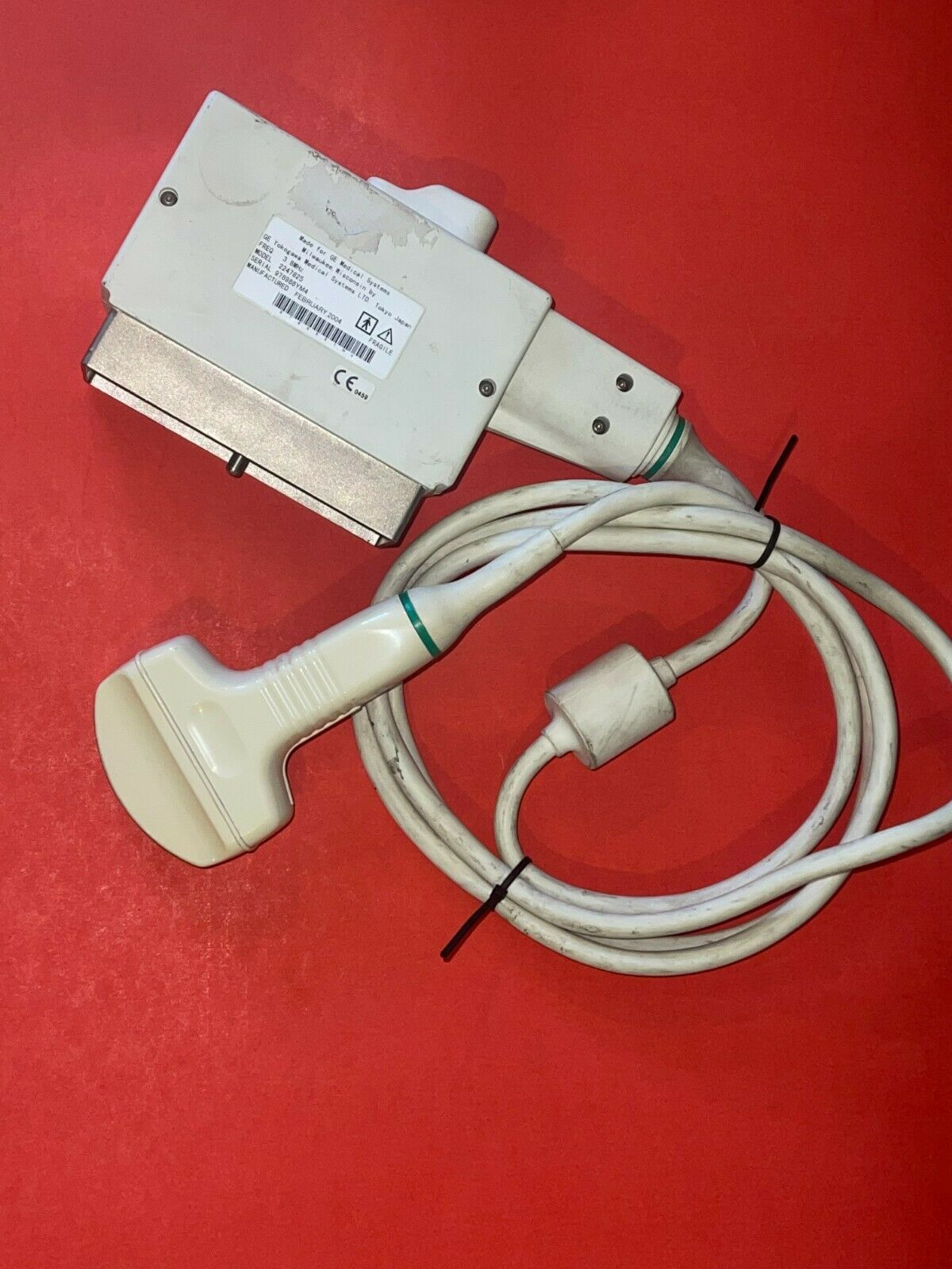 GE 3CB Convex Array Ultrasound Transducer Probe 3.8MHz  Model:2247825 DIAGNOSTIC ULTRASOUND MACHINES FOR SALE