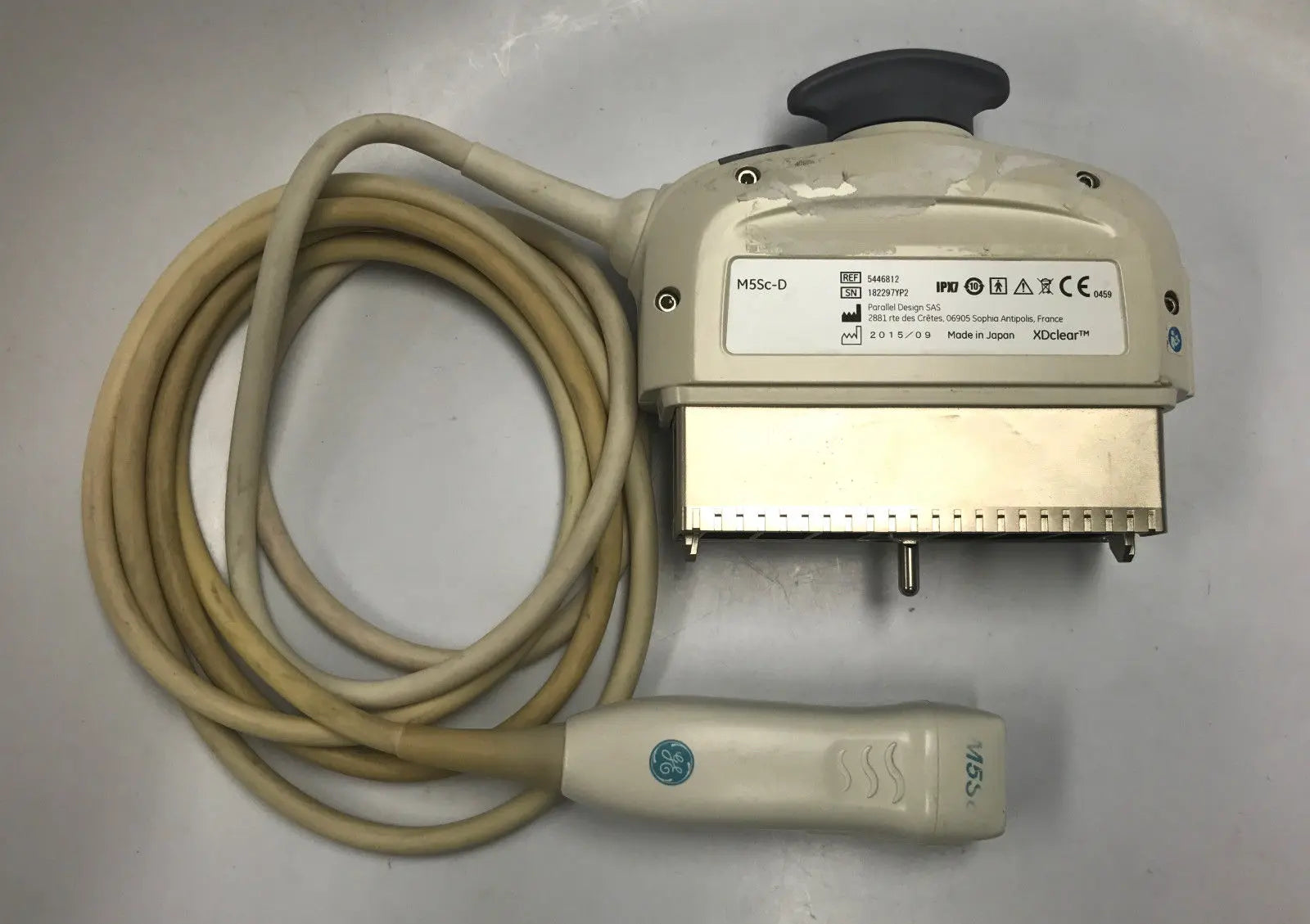 2015 GE M5Sc-D Phased Array Ultrasound Transducer Probe for GE Vivid E9 Systems DIAGNOSTIC ULTRASOUND MACHINES FOR SALE