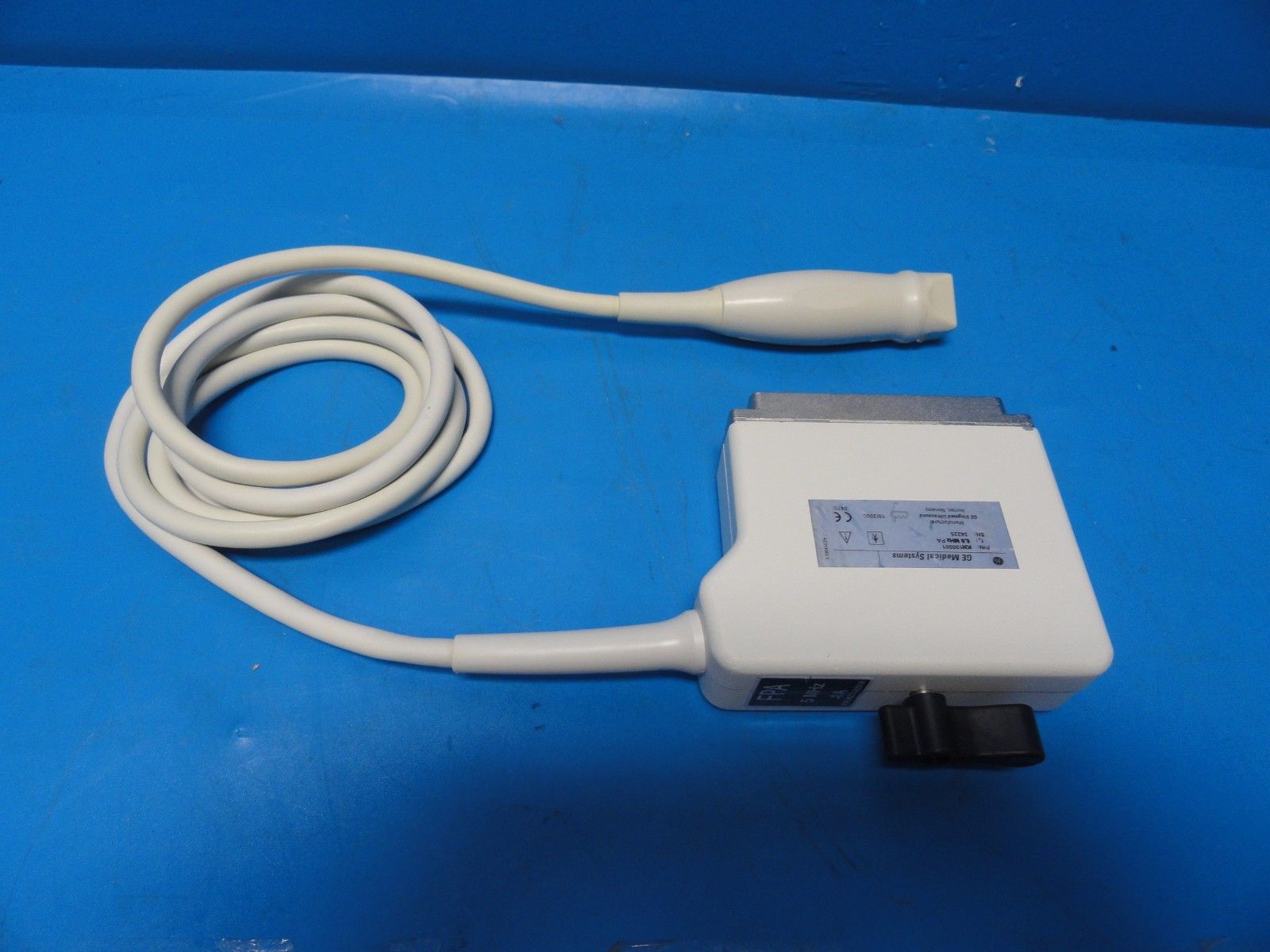 2003 GE Vingmed KN100001 FPA 5MHZ 1A Flat Phased Array Probe for System 5 (9775 DIAGNOSTIC ULTRASOUND MACHINES FOR SALE