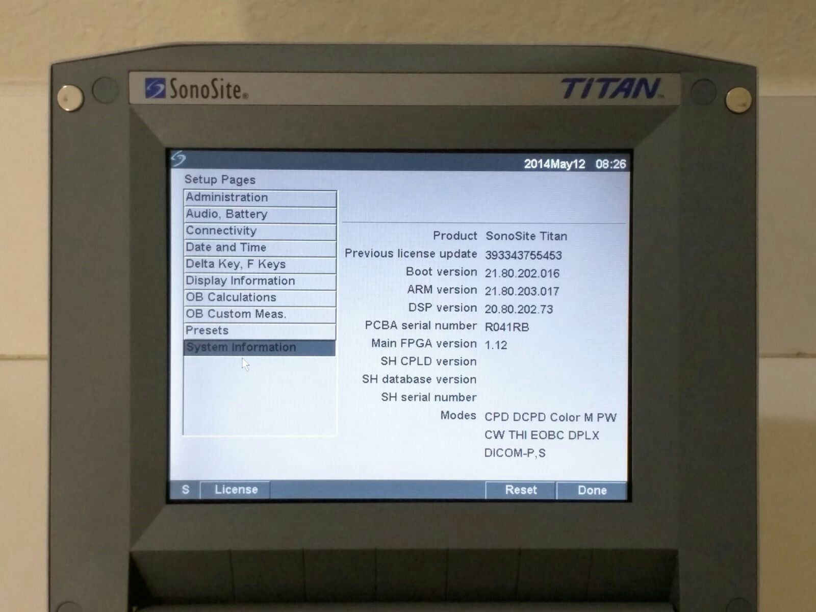 SONOSITE TITAN CV CW W/2 PROBES 1-L38 LINEAR & 1-C15 CURVED ARRAY CARDIAC DIAGNOSTIC ULTRASOUND MACHINES FOR SALE