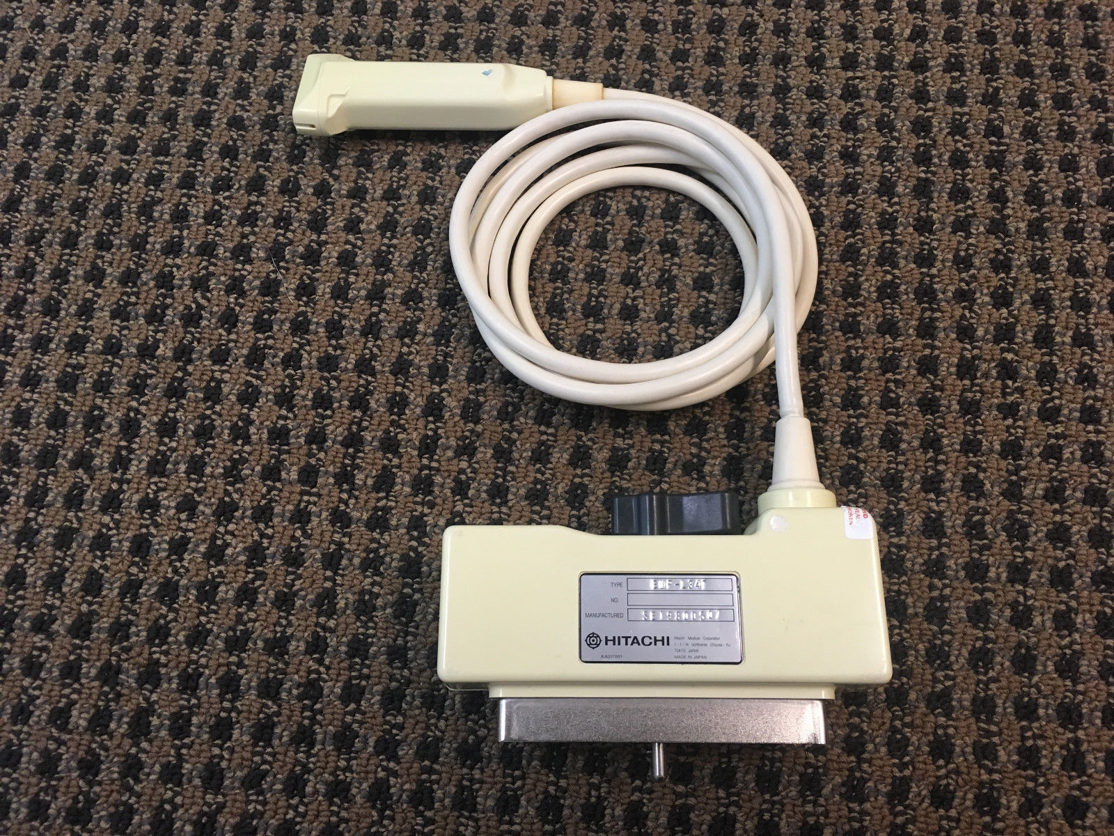 Hitachi EUP-L34T Ultrasound Transducer Probe DIAGNOSTIC ULTRASOUND MACHINES FOR SALE